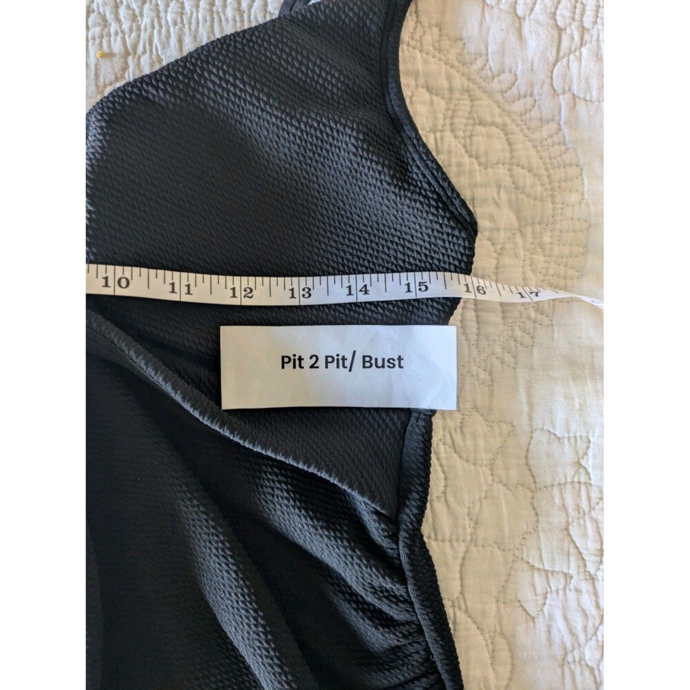Old Navy Maternity SZ L Black Classic One-Piece Twist Front Nursing Swimsuit EUC - Picture 7 of 15